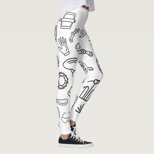 Leggings componisten vélo (Rechts)