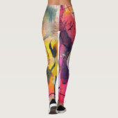 leggings con pintura original digital, abstracto (Achterkant)