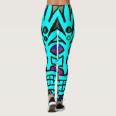 Leggings Crazy Tikis Tropisch strand Yoga Pants (Achterkant)