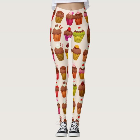 leggings cupcakes (Voorkant)