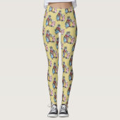 Leggings ~ De 3 kleine Kittens ~ Origineel Geel (Voorkant)