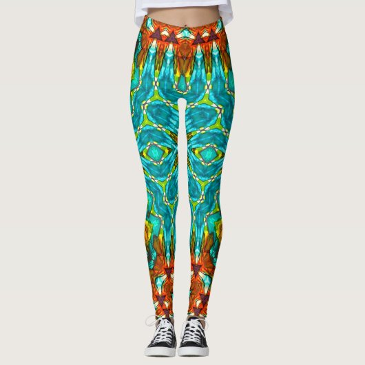 LEGGINGS DE CALEIDOSCOOP VAN HET LEVEN (Voorkant)
