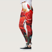 Leggings - De rode rozen (Links)