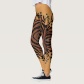 Leggings de tigre con color naranja derramado (Links)