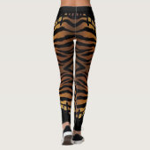 Leggings de tigre con negro derramado (Achterkant)