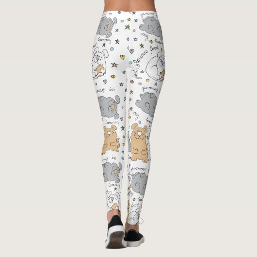 Leggings Dogs Design (Achterkant)