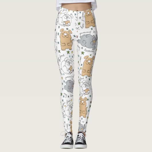 Leggings Dogs Design (Voorkant)