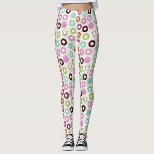 Leggings Donut Pattern (Voorkant)