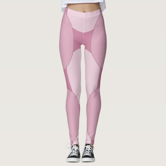 Leggings - draaiende cirkels (Voorkant)