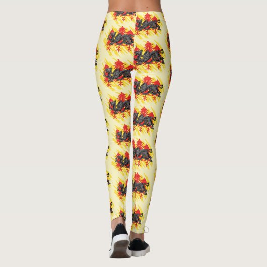 Leggings Drachenwald (Achterkant)