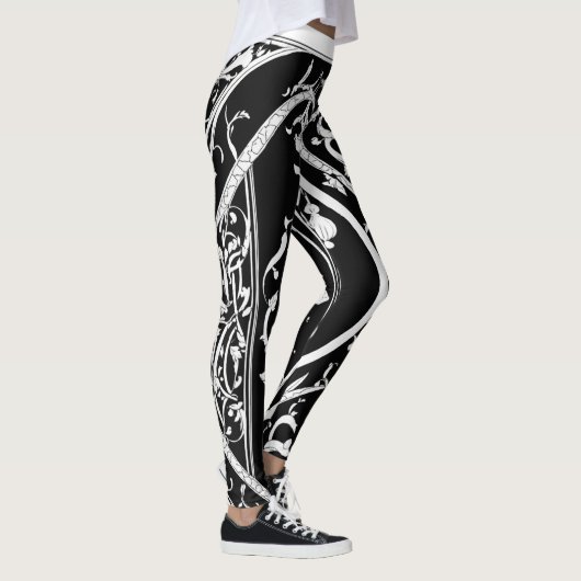 Leggings: Elegant niets spoor Leggings (Rechts)