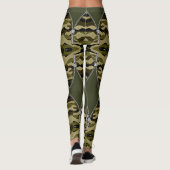 Leggings estilo militar con cortes de cremallera (Achterkant)