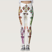 Leggings Ethiopische kruising (Voorkant)