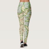 Leggings  Europa Map (Achterkant)