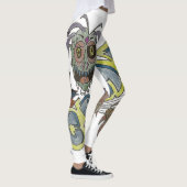 Leggings Exclusief ontwerp. Gekke kleurrijk. (Rechts)