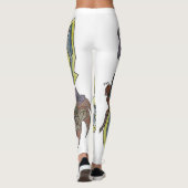 Leggings Exclusief ontwerp. Gekke kleurrijk. (Achterkant)