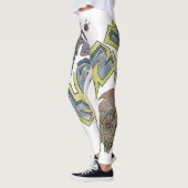 Leggings Exclusief ontwerp. Gekke kleurrijk. (Links)
