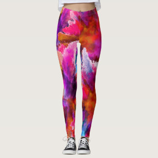 leggings Explosion de poudre couleur