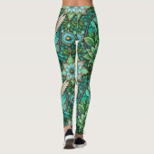 Leggings featuring a stained-glass style design (Achterkant)