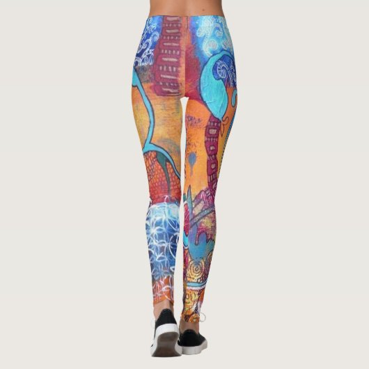 leggings "Fijne dag" (Achterkant)