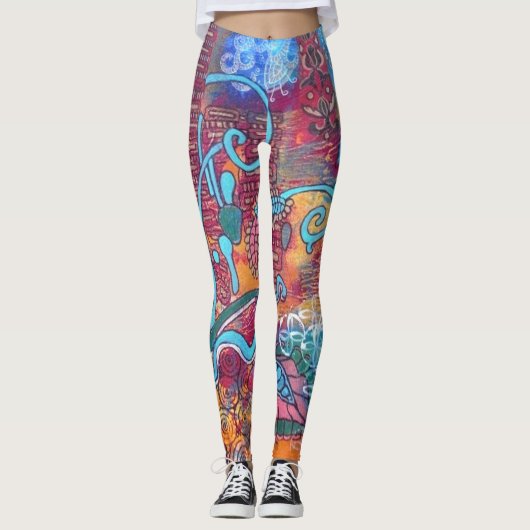leggings "Fijne dag" (Voorkant)
