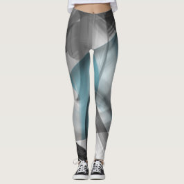 Leggings Fitness Abstracte Kunst Blauwe Oceaan