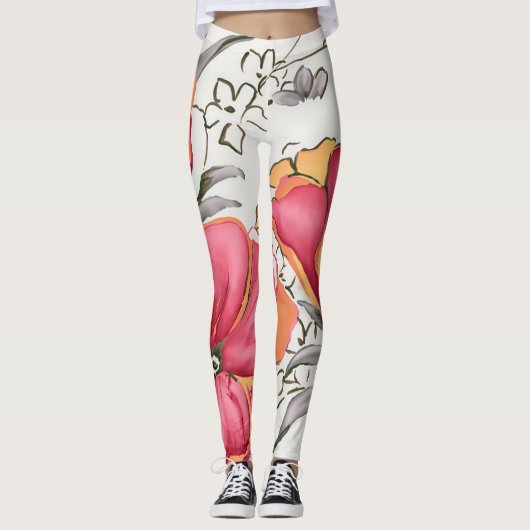 Leggings/Floral Leggings (Voorkant)