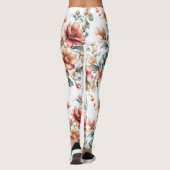 Leggings Florales Acuarela: Estilo que Florece (Achterkant)