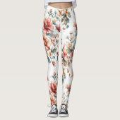 Leggings Florales Acuarela: Estilo que Florece (Voorkant)