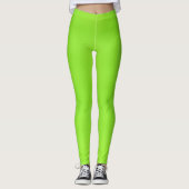 Leggings ~ fluorgroen (Voorkant)