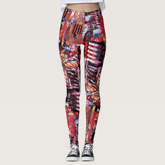 Leggings – Fragmented Pulse (Voorkant)