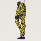 Leggings ~ geel zwart ~ Origineel (Links)