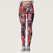 Leggings – Gefragmenteerde Puls (Voorkant)