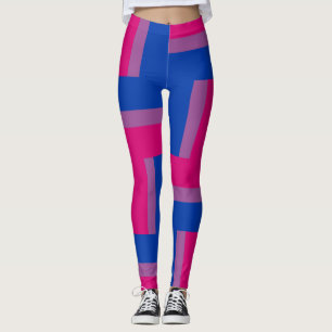 Leggings geïnspireerd door Bisexual Pride Flag