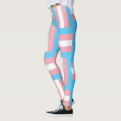 Leggings geïnspireerd door trans-Pride vlag (Links)