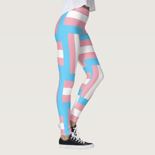 Leggings geïnspireerd door trans-Pride vlag (Rechts)