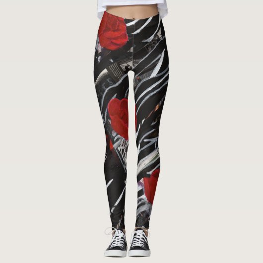 Leggings geïnspireerde muzikant (Voorkant)