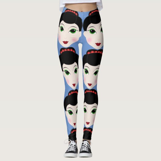 LEGGINGS GEISHA GIRL PANTS (Voorkant)