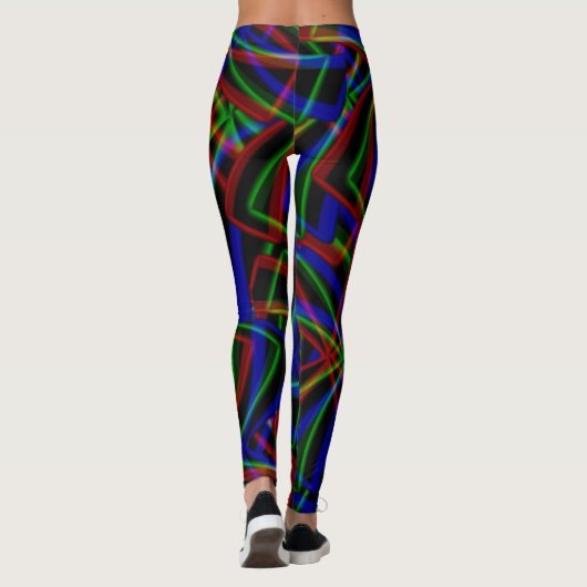Leggings Gekke lijnen (Achterkant)