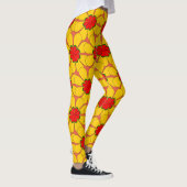 Leggings - Gele bloemen (Rechts)
