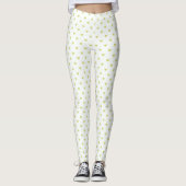 Leggings/gele harten leggings (Voorkant)
