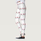LEGGINGS GEVULD MET ***HARTENSNAREN*** (Links)
