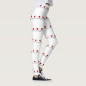 LEGGINGS GEVULD MET ***HARTENSNAREN*** (Rechts)