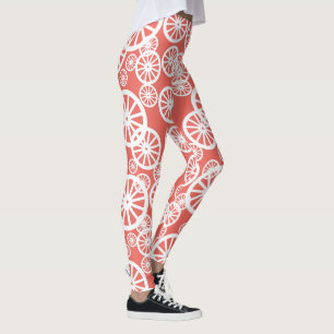 Leggings geweldige wielcirkelpatroon