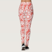 Leggings geweldige wielcirkelpatroon (Achterkant)