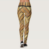 Leggings - Geweven baksteenpatroon (Achterkant)