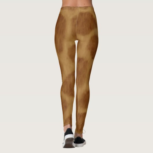 Leggings Giraffe Afdrukpatroon (Achterkant)