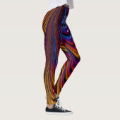 Leggings ~glanzend goudblauw ~ Origineel (Rechts)
