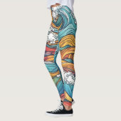 Leggings golfpatroon (Links)