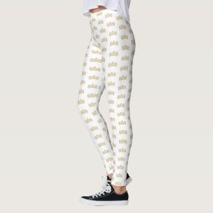 Leggings-goudkroon voor vrouwen leggings